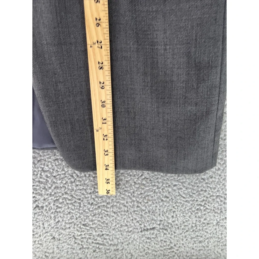 Hickey Freeman‎ Mens Gray Tasmanian Wool Blazer Sport Coat Two Button Jacket 42L